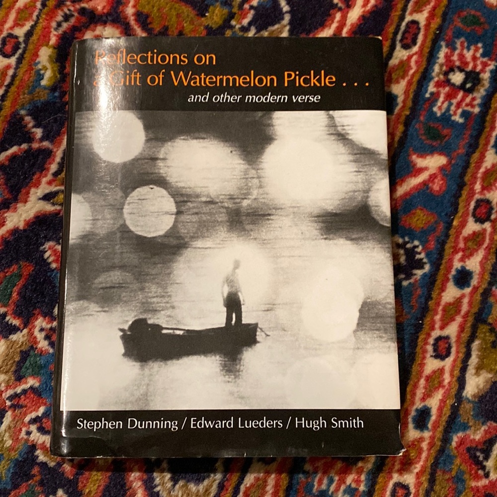 Reflections on a gift of watermelon pickle book